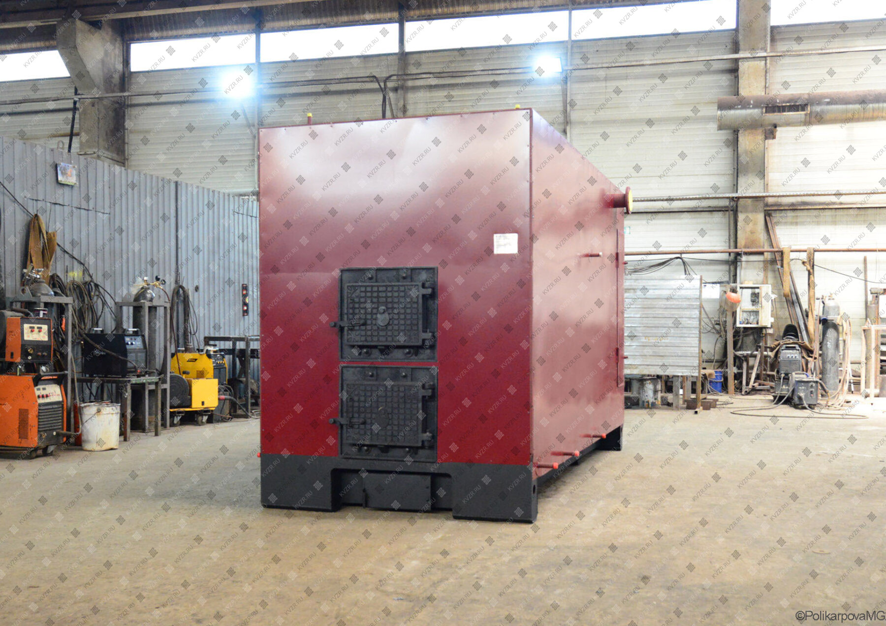 Дровяной отопительный котел